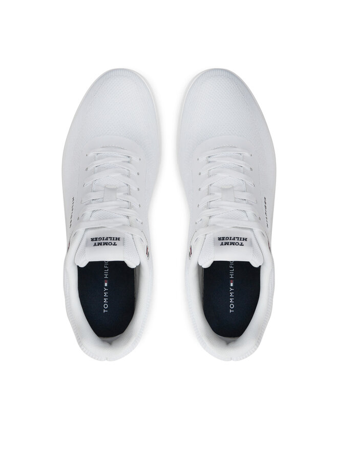 Tommy Hilfiger Sneakersy Tommy Hilfiger Modern Cup Knit Rwb FM0FM04942 Bílá