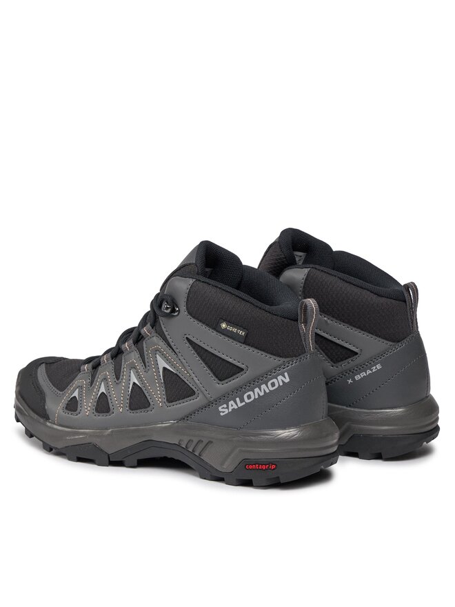 Salomon Scarpe da trekking Salomon X Braze Mid GORE-TEX L47181200 Nero