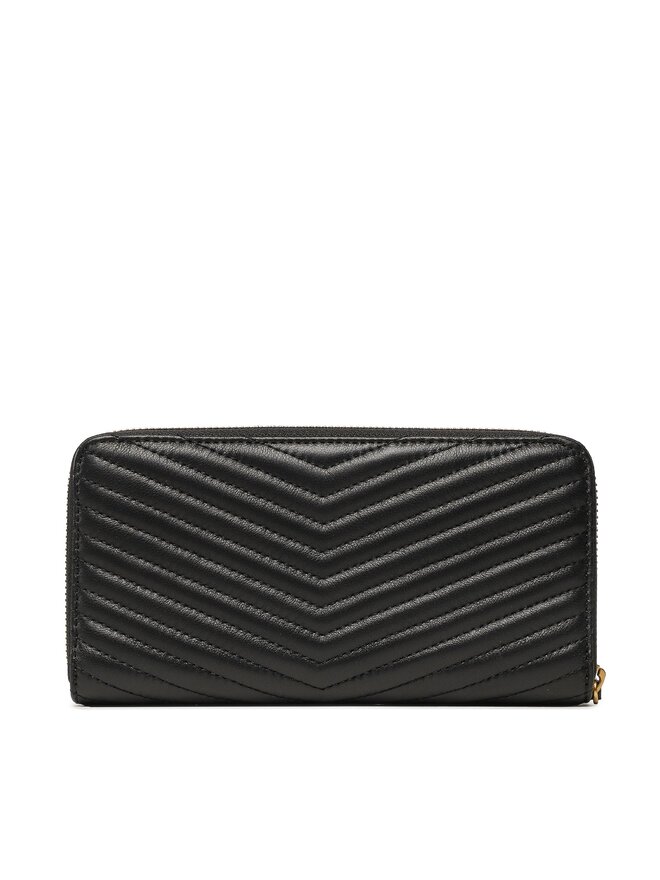 PINKO Duży Portfel Damski Pinko Ryder Zip Around PE 23 PCPL 100250 A0GK Czarny