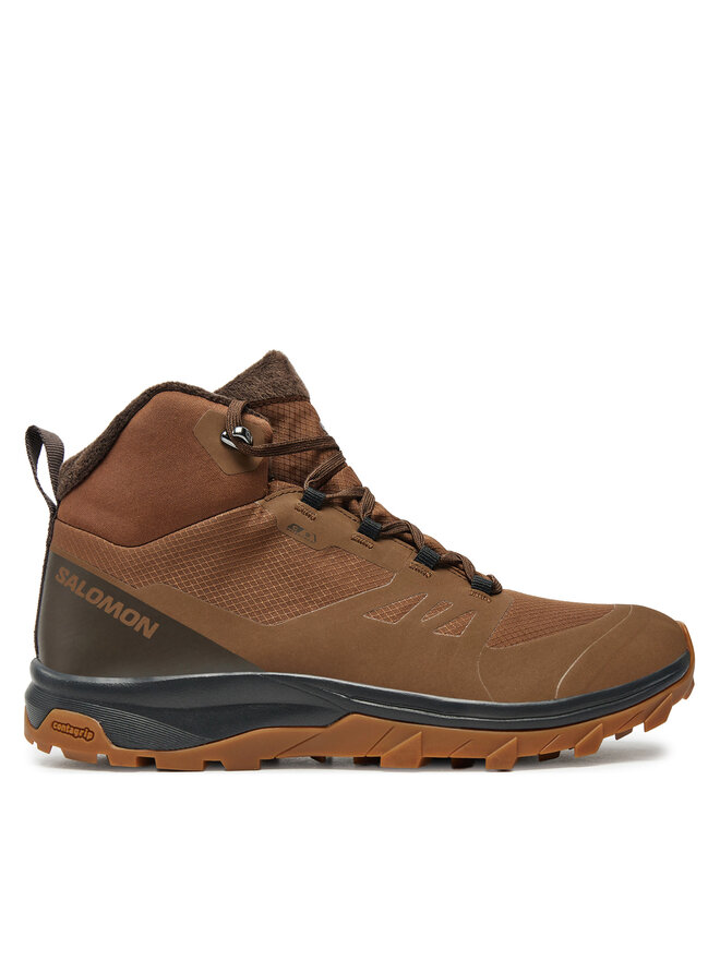 Salomon Trekkingi Salomon Outsnap Climasalomon™ Waterproof L47685000 Brązowy