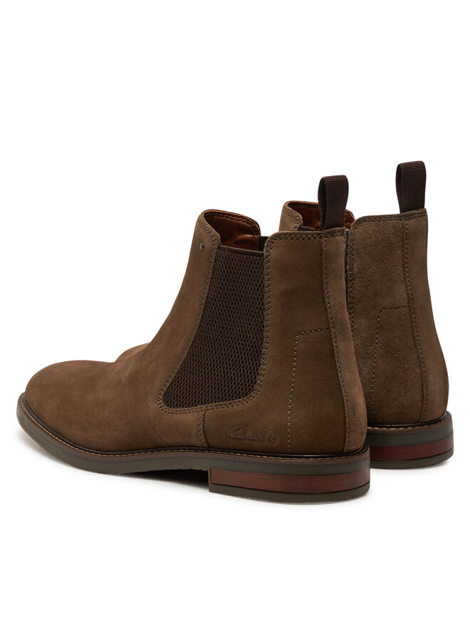 Clarks Боти тип челси Clarks Jaxen Easy 26179437 Кафяв