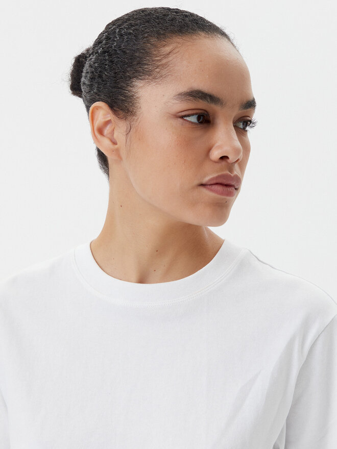 Champion Champion Marškinėliai 117874 Balta Regular Fit