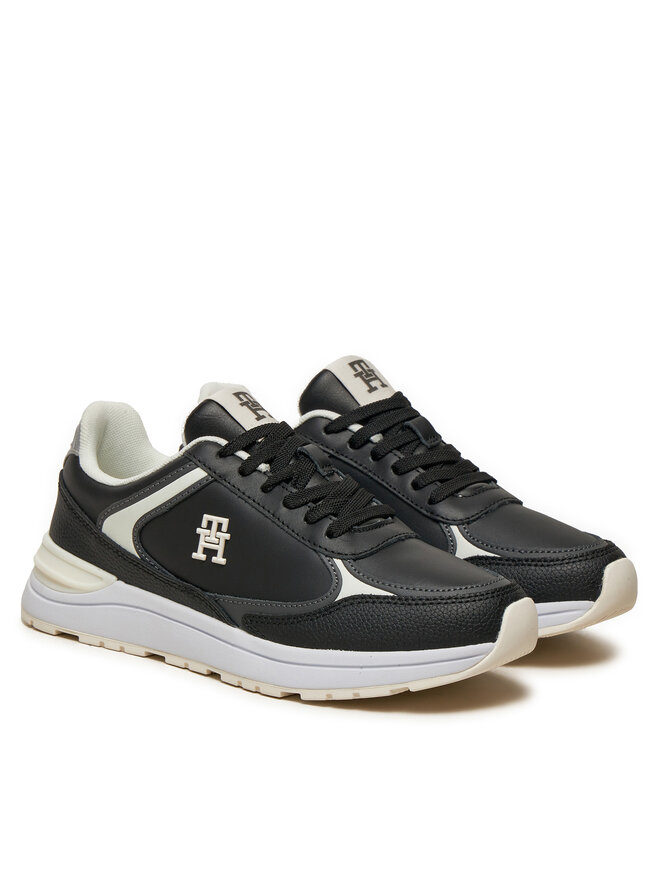 Tommy Hilfiger Sneakersy Tommy Hilfiger Casual Fashion Runner FW0FW08325 Czarny