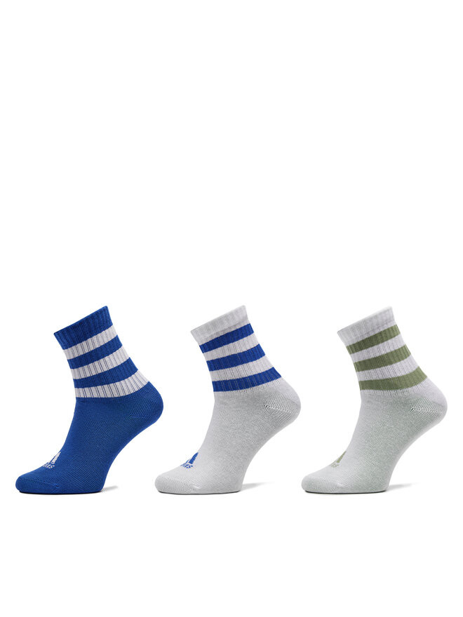 adidas Zestaw 3 par wysokich skarpet dziecięcych adidas BTS JD9598 Kolorowy