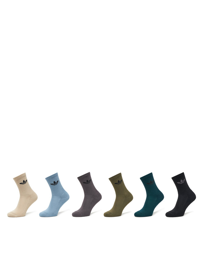 adidas 6er-Set hohe Unisex-Socken adidas Trefoil Cushion JY2680 Bunt