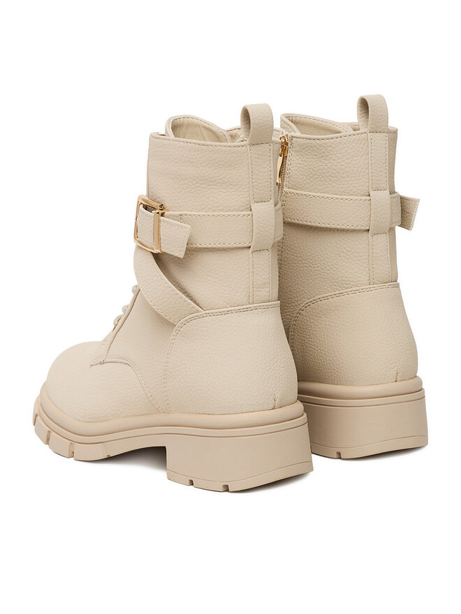 DeeZee Schnürschuhe DeeZee 60187-1 Écru