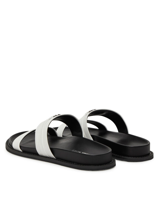 MICHAEL Michael Kors Чехли MICHAEL Michael Kors Mandy Flat Sandal 40S5MAFS2L Бял
