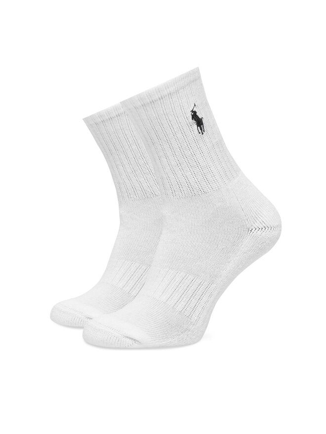 Polo Ralph Lauren Zestaw 6 par wysokich skarpet dziecięcych Polo Ralph Lauren 444974056001 Biały
