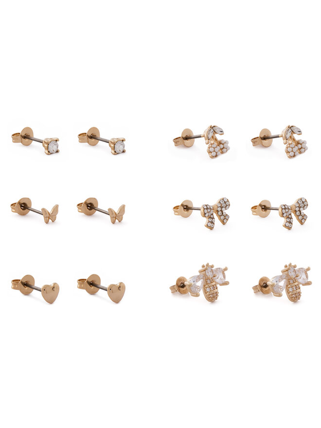 Aldo Set de 6 pares de pendientes Aldo Cocquettes 13994821 Oro