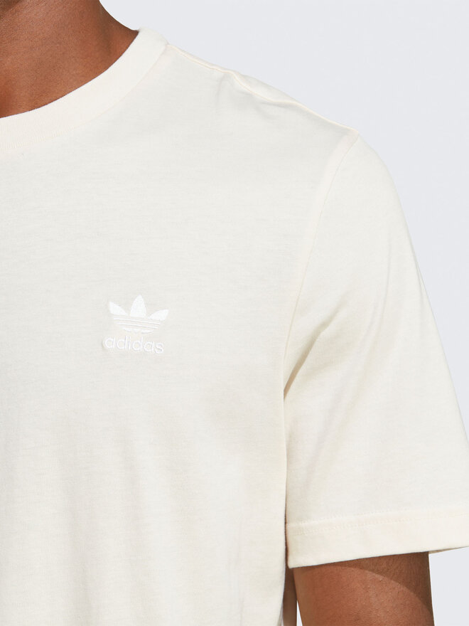 adidas adidas T-Shirt Trefoil Essentials T-Shirt IA4871 Beige Regular Fit