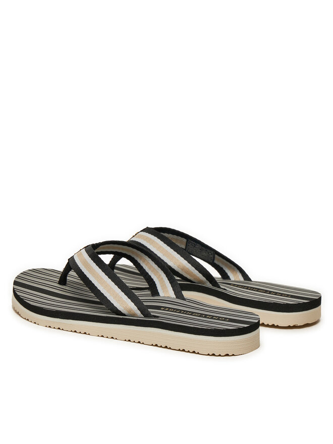 Tommy Hilfiger Chancletas Tommy Hilfiger Im Th Print Beach Sandal FW0FW08370 Negro