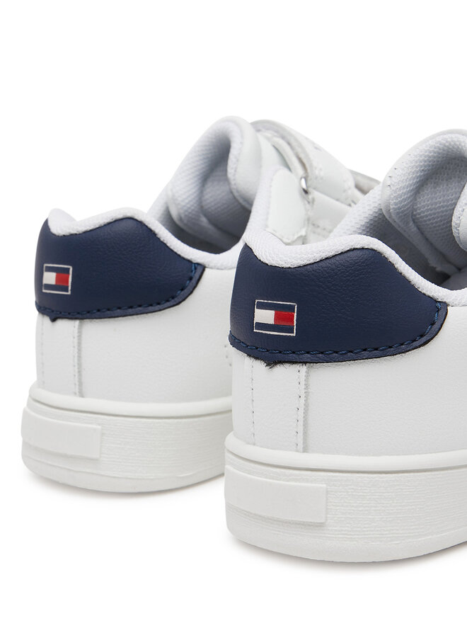 Tommy Hilfiger Αθλητικά Tommy Hilfiger Stripes Low Cut Velcro Sneaker T1X9-33839-1355 M Λευκό