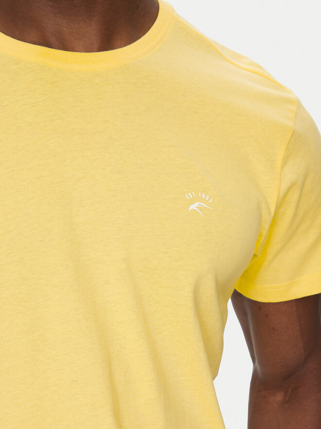 INDICODE INDICODE T-Shirt Kloge 40-915 Gelb Regular Fit