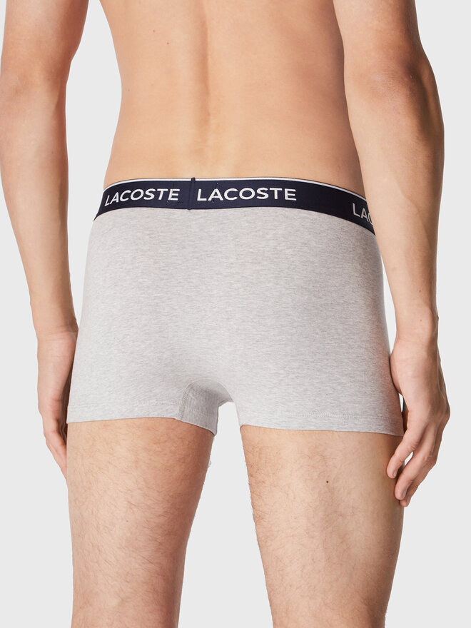 Lacoste Lacoste Набір з 3 пар боксерів 5H3389 Сірий