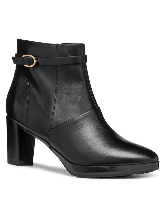 Geox Stiefeletten Geox D Walk Pleasure 60 D46TEA 00043 C9999 Schwarz