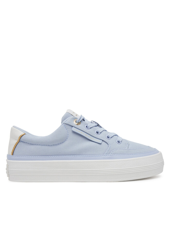 Tommy Hilfiger Sneakersy Tommy Hilfiger Essential Vulc Textile Sneaker FW0FW08323 Błękitny