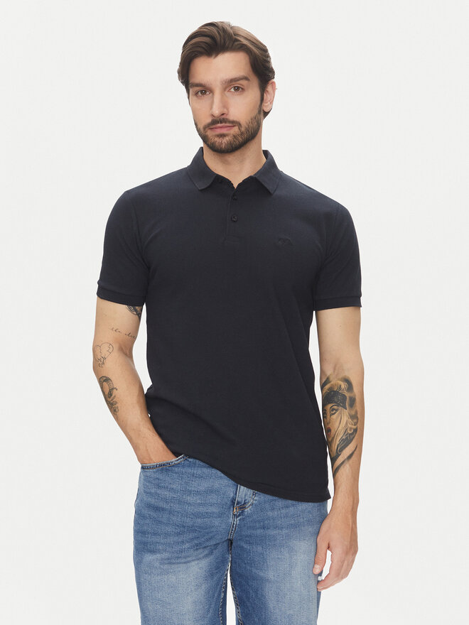 Lindbergh Lindbergh Poloshirt 30-404020 Dunkelblau Relaxed Fit