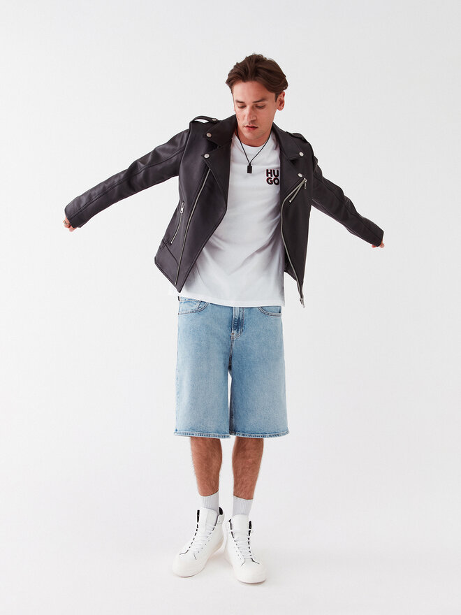 HUGO Hugo Набір з 2 футболок 50492550 Білий Regular Fit