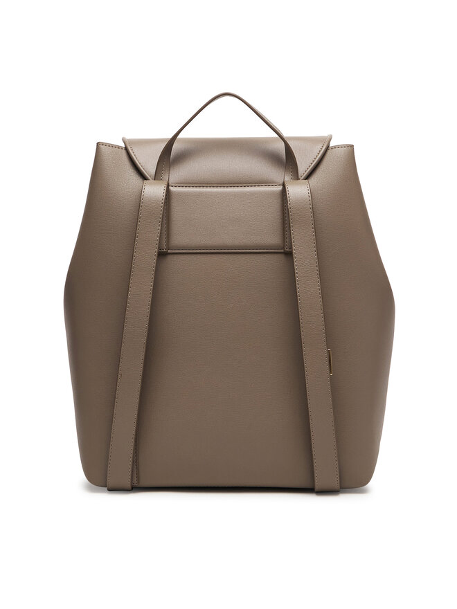 Calvin Klein Rucksack Calvin Klein Foil Logo Large Flap Backpack LV04F3505G Braun