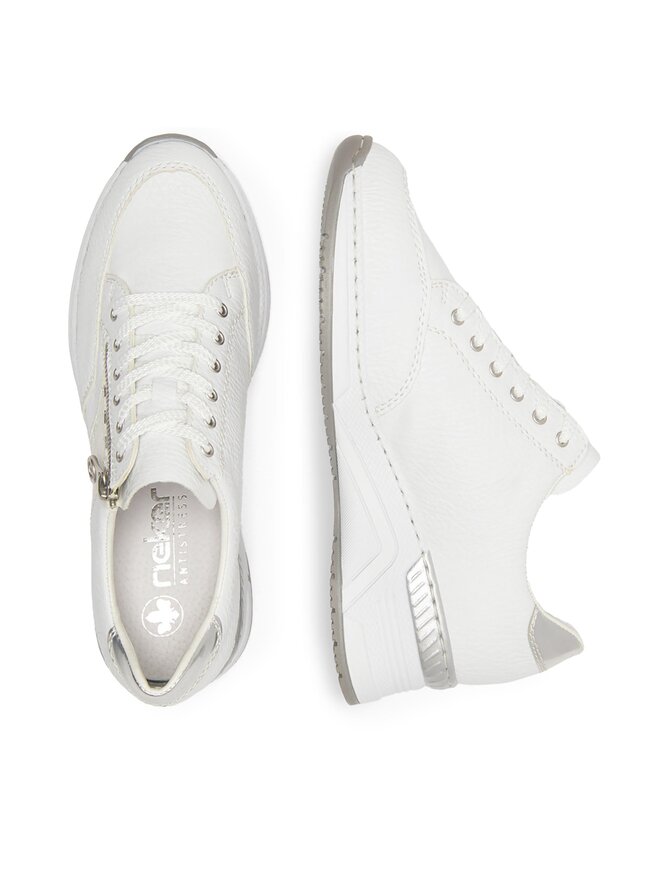 Rieker Sneakers Rieker N4322-80 Alb