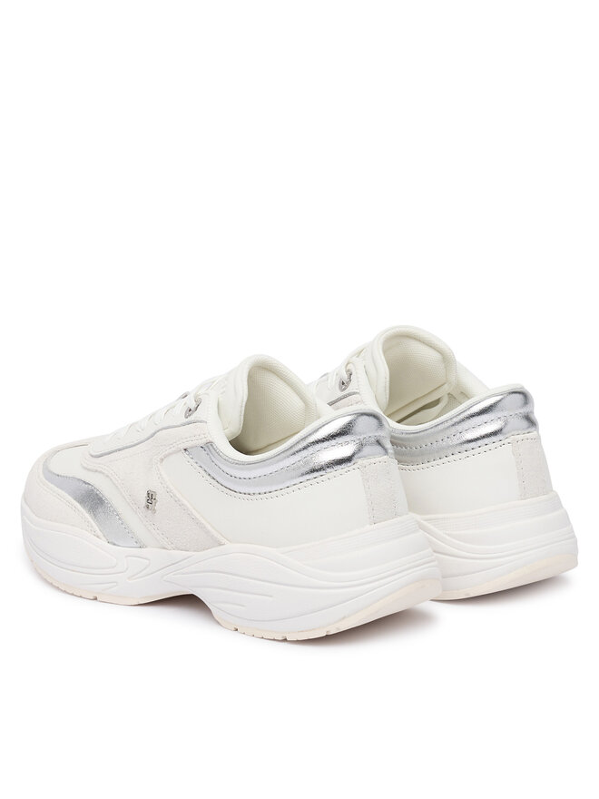 Tommy Hilfiger Sneakers Tommy Hilfiger Th Modern Sporty Runner Leather FW0FW09590 Weiß