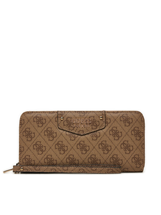 Guess Μεγάλο Πορτοφόλι Γυναικείο Guess SWBG83 90146 Καφέ