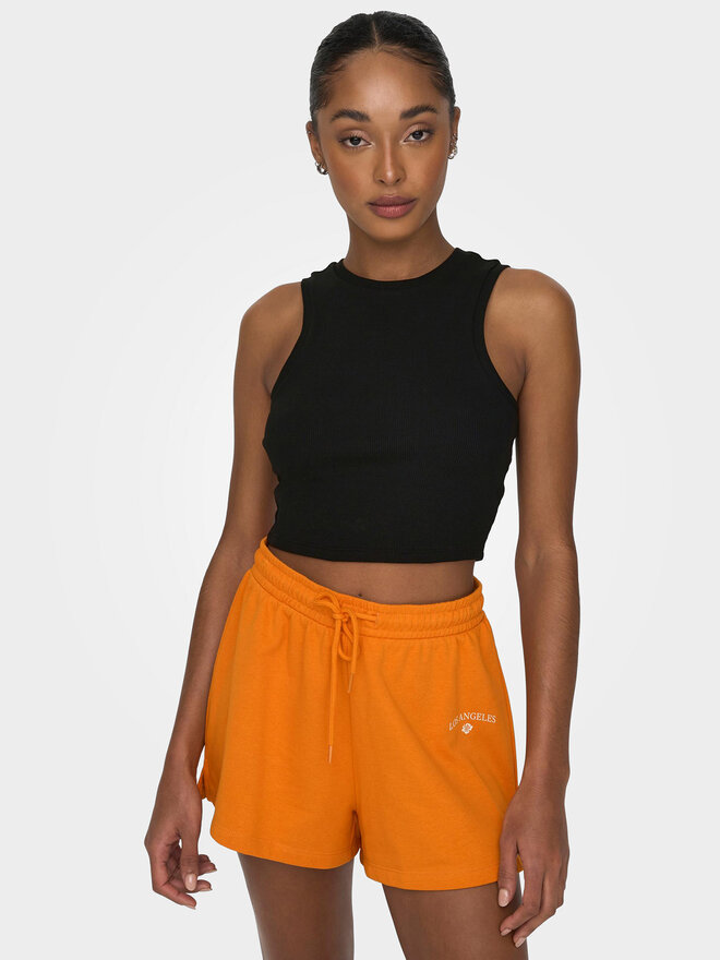 ONLY ONLY Τοπ Vilma 15282771 Μαύρο Slim Fit