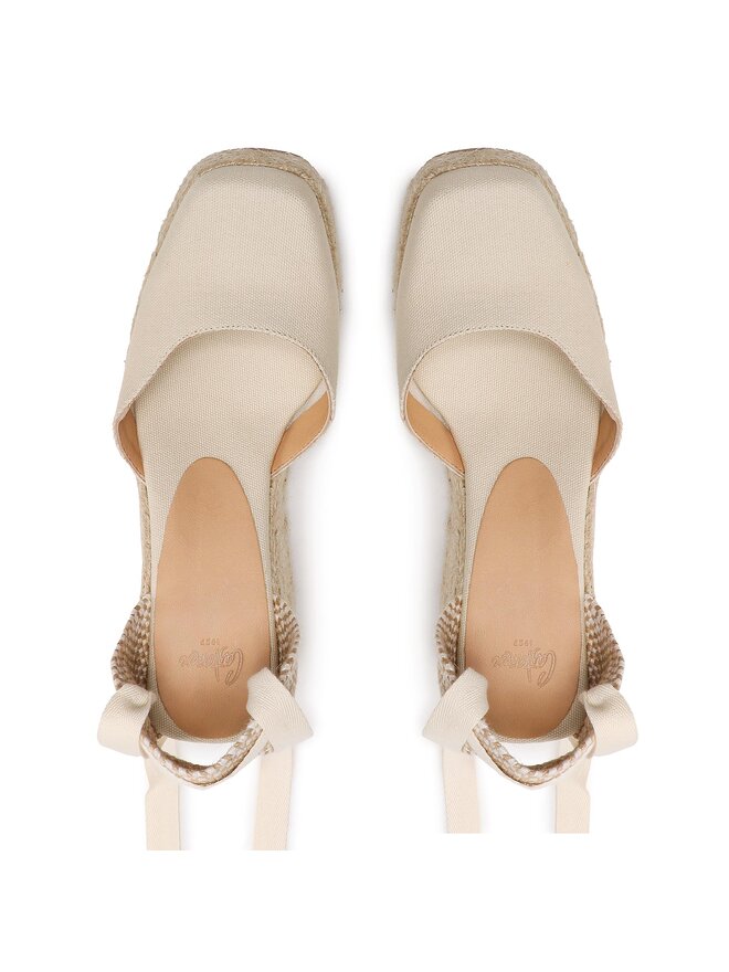 Castañer Espadrilky Castañer Tina Jute/001 023071-203 Bílá