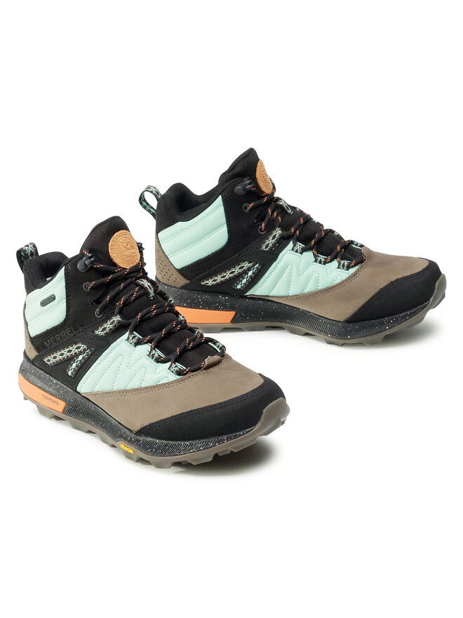 Merrell Pārgājienu apavi Merrell Zion Mid Wp X Unlikely Hikers J500105 Melns