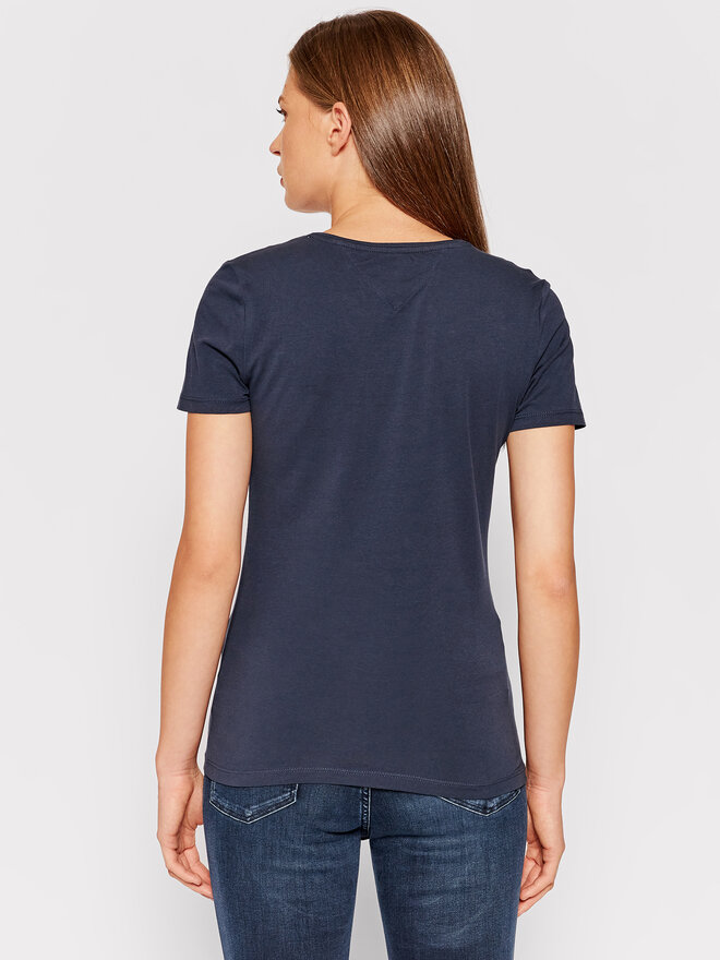Tommy Jeans Tommy Jeans Póló Tjw Skinny Stretch DW0DW09197 Sötétkék Slim Fit