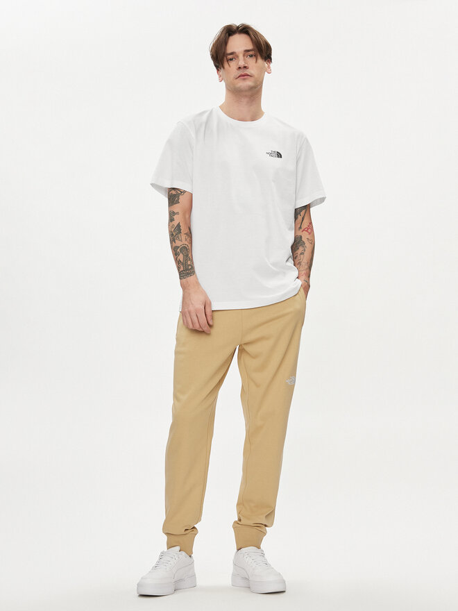 The North Face The North Face Marškinėliai Simple Dome NF0A87NG Balta Regular Fit