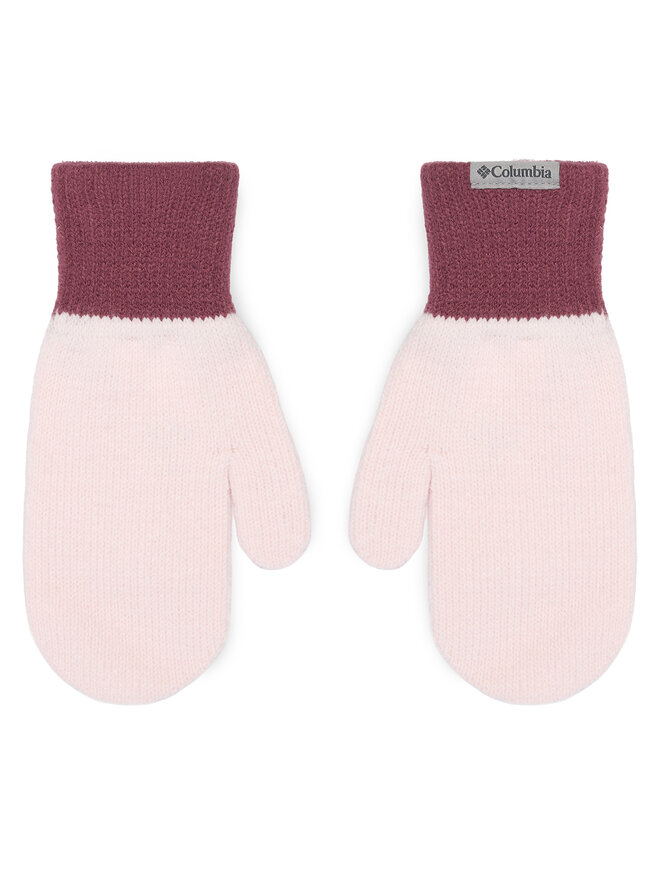 Columbia Set Mütze und Handschuhe Columbia Snowflake 2180781 Dunkelrosa