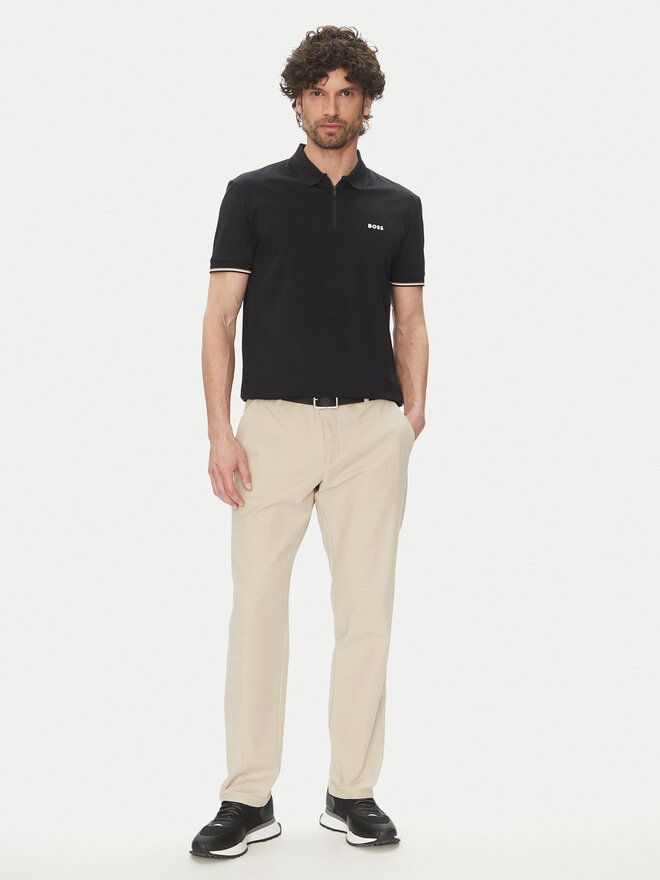 BOSS BOSS Poloshirt Philix Pima 50538177 Schwarz Regular Fit