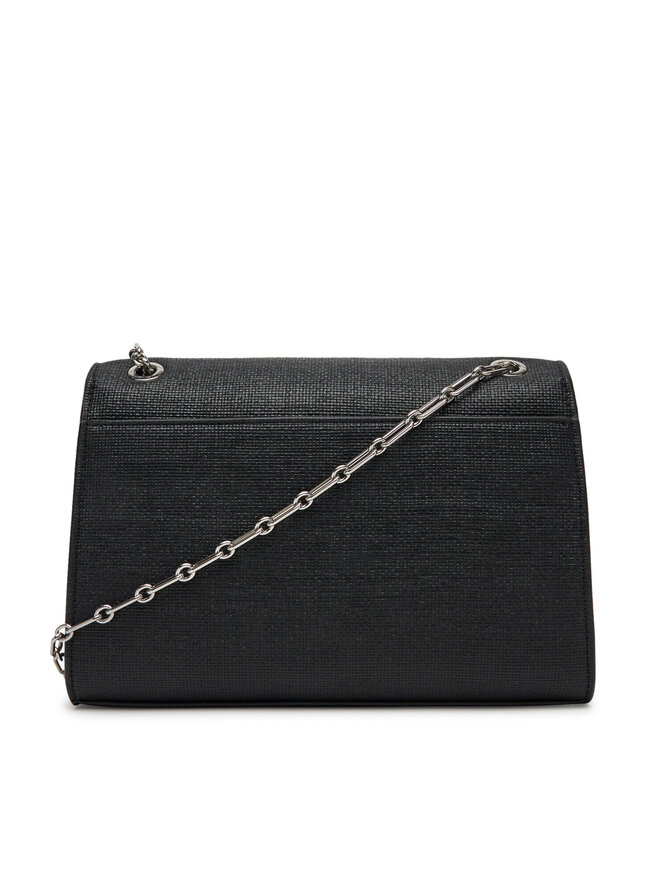 Calvin Klein Ročna torba Calvin Klein Ck Medium Conv Chain Bag_Tex K60K613177 Črna