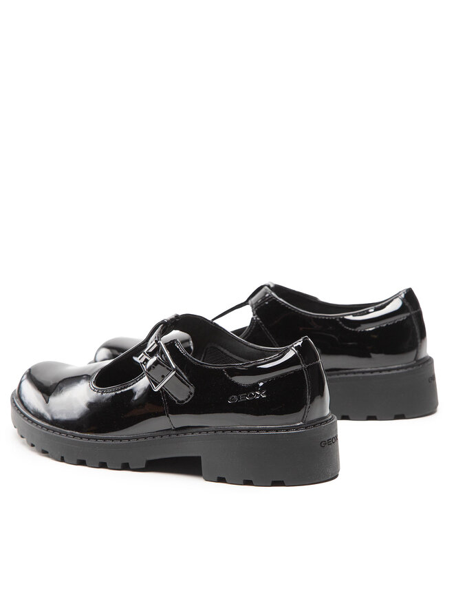 Geox Halbschuhe Geox J Casey G. E J8420E 000HH C9999 S Schwarz