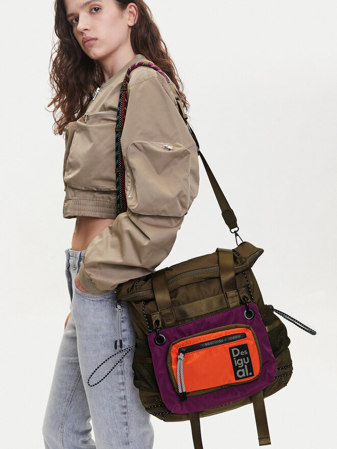 Desigual Mochila Desigual Modularis Originale 25SAKY11 Caqui