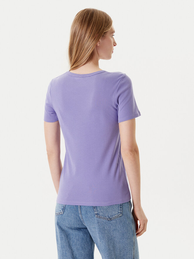 United Colors Of Benetton United Colors Of Benetton Marškinėliai 3GA2E16A2 Violetinė Regular Fit