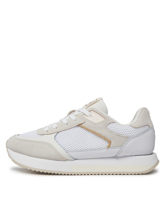Tommy Hilfiger Sneakers Tommy Hilfiger Essential Elevated Runner FW0FW07700 Weiß