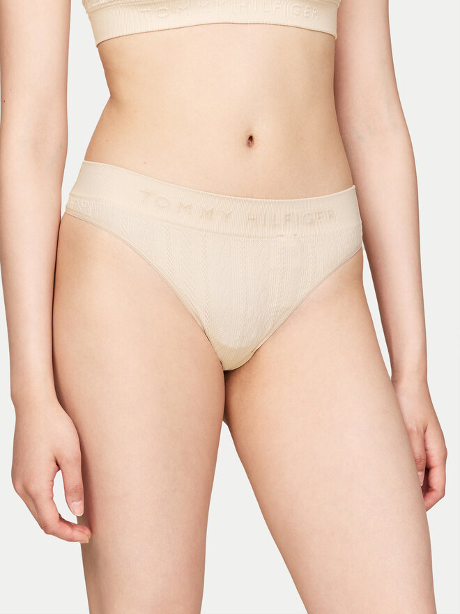 Tommy Hilfiger Tommy Hilfiger Стрінги UW0UW05503 Бежевий