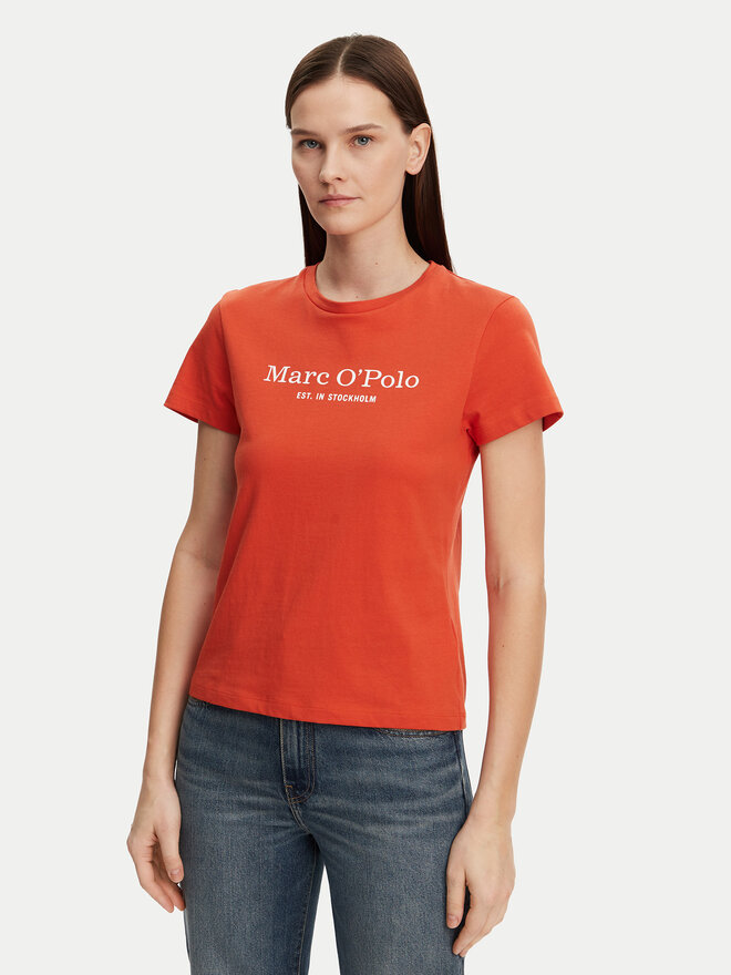 Marc O'Polo Marc O'Polo Marškinėliai 502 2293 51055 Raudona Regular Fit