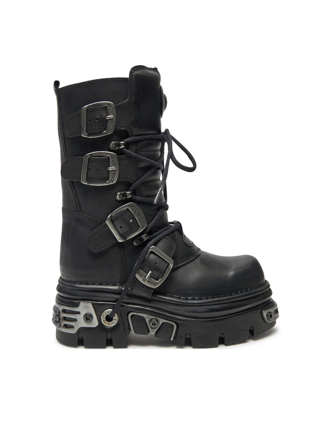 NEW ROCK Glany NEW ROCK M-373-S4 Czarny