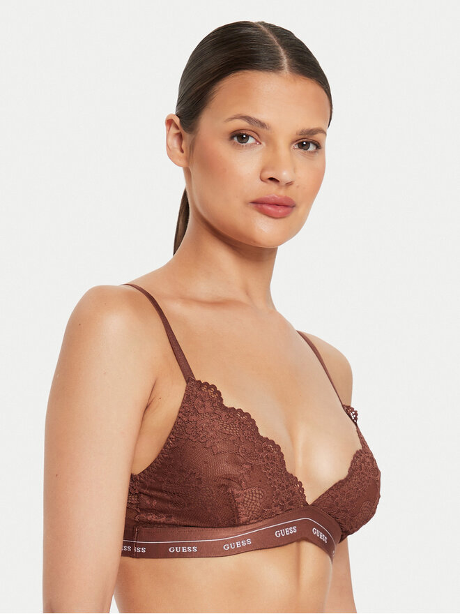 Guess Guess Бюстгальтер бралетт O4YC00 PZ01C Коричневий