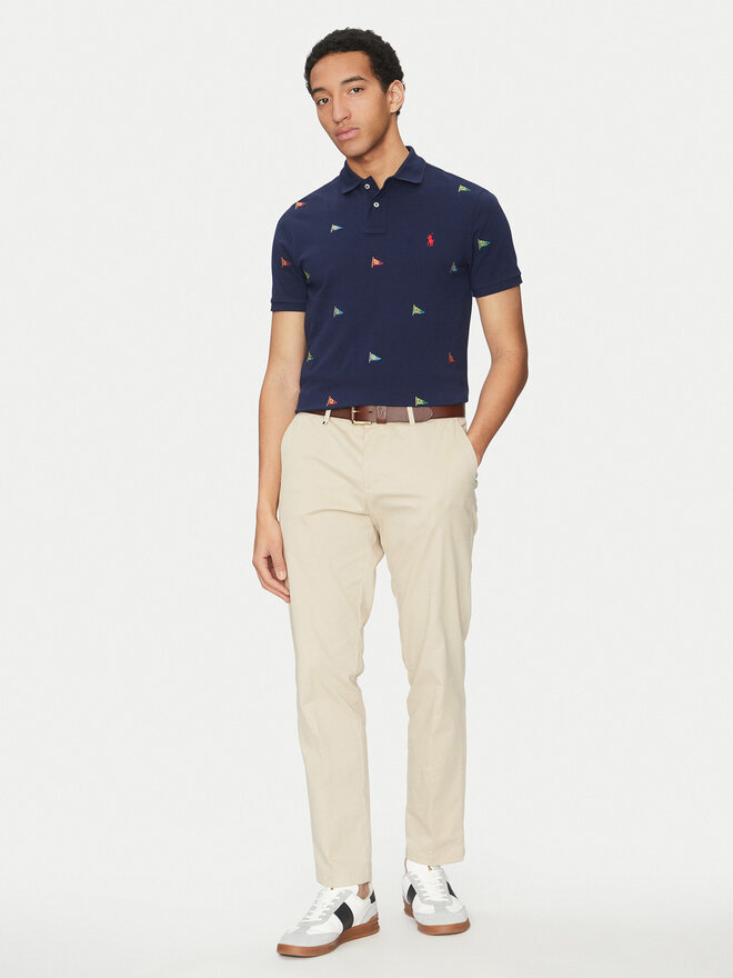 Polo Ralph Lauren Polo Ralph Lauren Поло 710964722001 Cиній Custom Fit