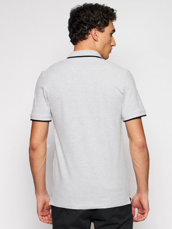 Jack&Jones Jack&Jones Polo marškinėliai Paulos 12136668 Pilka Slim Fit