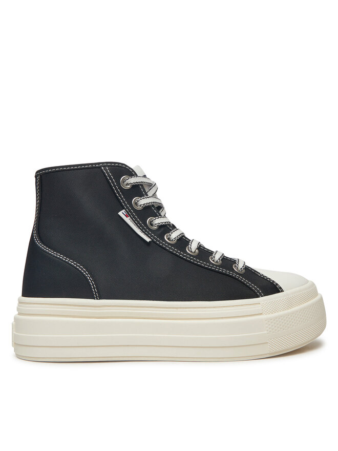 Tommy Jeans Sneakers Tommy Jeans Foxing EN0EN02704 Μαύρο