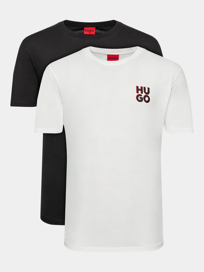 HUGO Hugo Σετ 2 T-Shirts 50492550 Λευκό Regular Fit