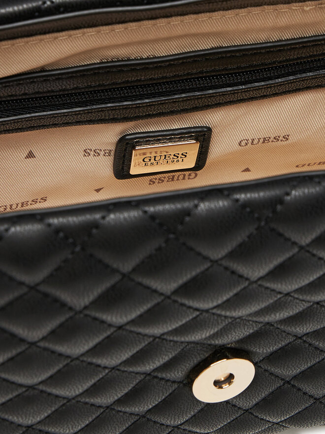 Guess Τσάντα Guess Everlee HWEG86 79210 Μαύρο