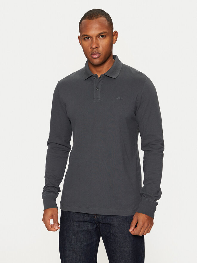 s.Oliver s.Oliver Poloshirt 2153544 Grau Regular Fit