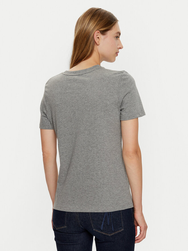 Tommy Hilfiger Tommy Hilfiger Marškinėliai WW0WW40276 Pilka Regular Fit