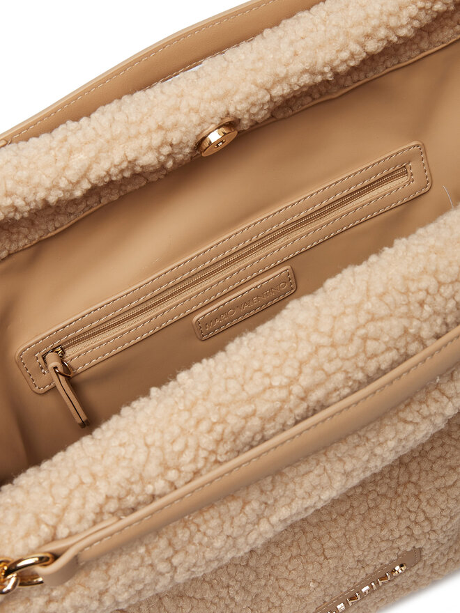 Valentino Handtasche Valentino Qube VBS8DO07PLC Beige